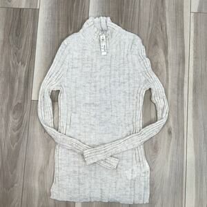Madewell alpaca blend mock neck sweater size XS